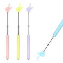 指示棒 4個セット 教師ポインター 約20-68cm 伸縮棒 握りやすい 滑り止め 伸縮式 ポインター ハンドポインター 指し棒 伸縮式教師用 講義 社会見学 研修 会議 塾 幼稚園 教室用品 (4色)KDSSYFT