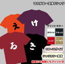 ひらがな一文字 ドライTシャツ チームTシャツ オリジナルシャツ
