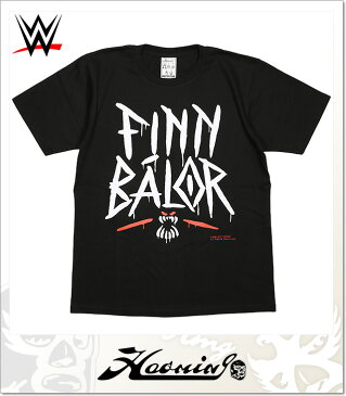 (ハオミン) HAOMING×WWE FINN BALOR TEE (SS:TEE)(1750-04-BK) Tシャツ 半袖 カットソー 国内正規品