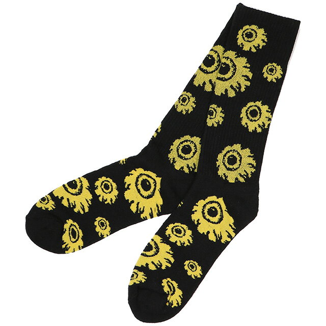 (ミシカ) MISHKA MONO CHROME KEEP WATCH SOCKS (SOCKS)(FL152012-BK) アンダーウェアー 下着 ソックス 靴下 国内正規品 1