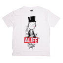 (エーライフ) ALIFE PLAYBOYS SS TEE (SS:TEE)(AL16ST22-WH) Tシャツ 半袖 カットソー 国内正規品