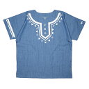 (アノッタ) AnotA×ViiDA DASHIKI (SS:TEE)(COLOR:DENIM)(※(アノッタ) AnotA×ViiDAコラボモデル) Tシャツ...