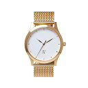 (ACuAXeBbNX) ALIVE THE CLASSICS METAL (WATCH)(COLOR:GOLD~WHITE) EIb` v Ki