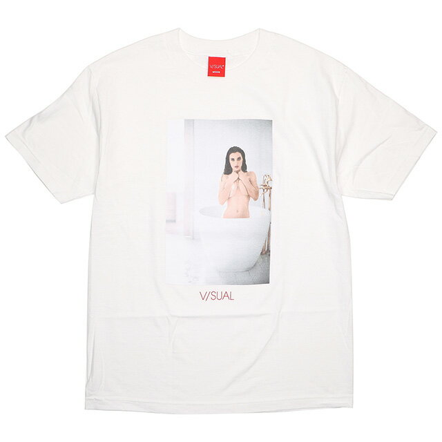 Rakuten - (ビジュアル) VISUAL DIP TEE (SS:TEE)(VI17FT11-WH) Tシャツ 半袖 フォト 国内正規品