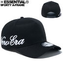 (j[G) NEWERA 9FORTY A-FRAME ESSENTIAL GbZV SCRIPT LOGO XNvgS ubN (CAP)(14109752-BK) Lbv Xq Ki