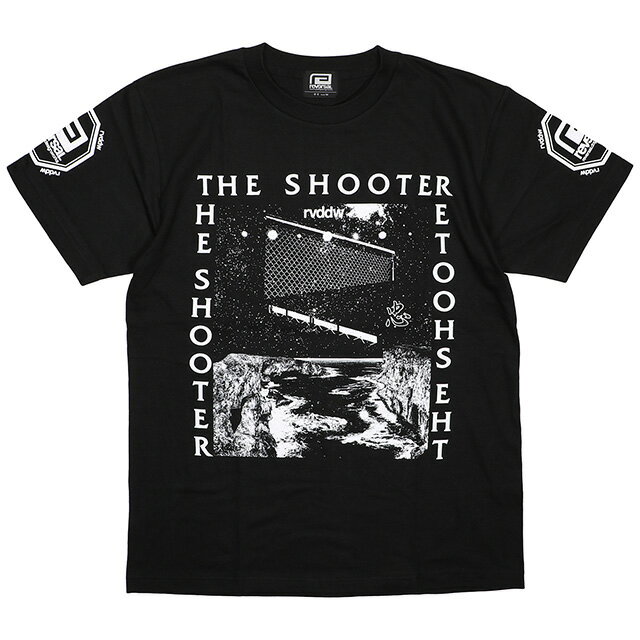 (リバーサル) reversal×修斗 SHOOTO 岡田遼 THE SHOOTER TEE (SS:TEE)(T534-BK) Tシャツ 半袖 カットソー 国内正規品