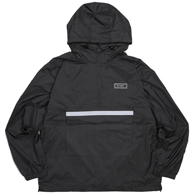 ステューシー ジャケット メンズ (ステューシー) STUSSY CONTRAST RIPSTOP ANORAK (JACKET)(115403-BK) ジャケット アノラック ナイロン 国内正規品