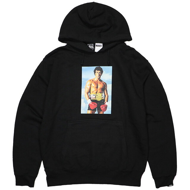 (リバーサル) reversal×ROCKY 3 ROCKY BALBOA PORTRAIT SWEAT PARKA (HOODED)(rvrocky009-BK) スウェット パーカー プルオーバー ロッキー・バルボア 国内正規品