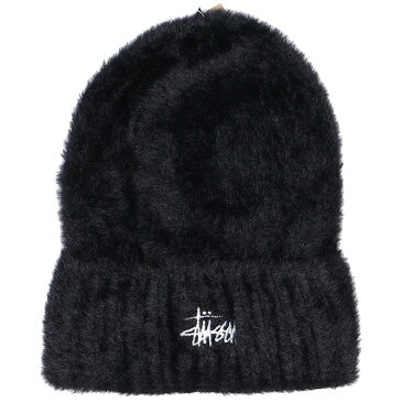 (ステューシー) STUSSY SHAGGY CUFF BEANIE (BEANIE)(1321077-BK) キャップ 帽子 ニットキャップ ビーニー ストックロゴ 国内正規品