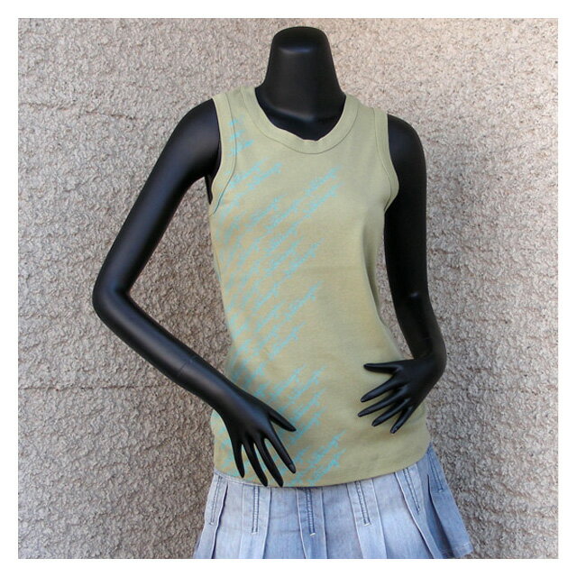 (ステューシー) STUSSY NEON TANK (TANK TOP)(297196-GREEN TEA) タンクトップ ノースリーブ 国内正規品