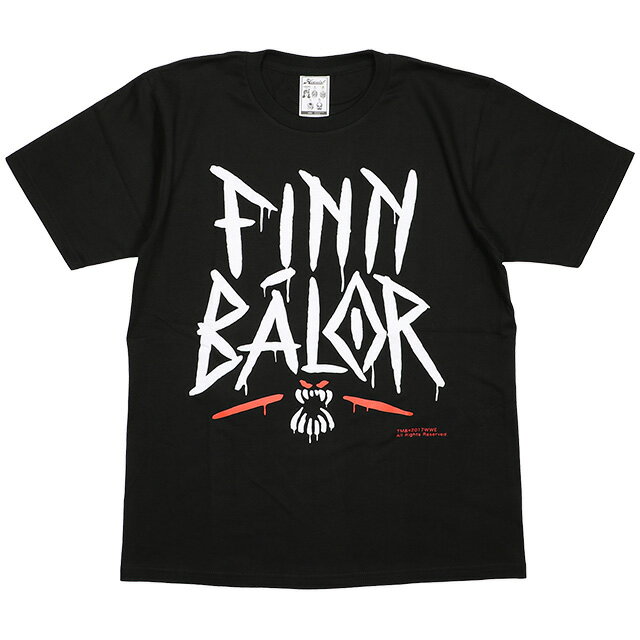 (ハオミン) HAOMING×WWE FINN BALOR TEE (SS:TEE)(1750-04-BK) Tシャツ 半袖 カットソー 国内正規品