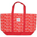 (nt) HUF~BUDWEISER TOTE BAG (BAG)(AC00240-RE) obO  g[g ohCU[ Ki