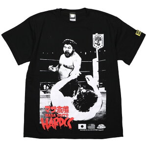 (ハードコアチョコレート) HARDCORE CHOCOLATE マサ斎藤 (監獄固めブラック)(SS:TEE)(T-1075-BK) Tシャツ 半袖 カットソー 新日本 全日本 プロレス 国内正規品