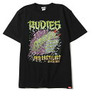 (ルーディーズ) RUDIE 039 S×Yuzuru Namiki RESTRICTION-T (SS:TEE)(85315-BK) Tシャツ 半袖 カットソー 並木ユズル 国内正規品