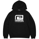 (o[T) reversal BIG MARK SWEAT PARKA (HOODED)(rvbs036-BK) XEFbg p[J[ vI[o[ Ki