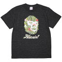 (nI~) HAOMING BOTANICAL MASK TEE (SS:TEE)(1512-31-GR) TVc  Jbg\[ Ki