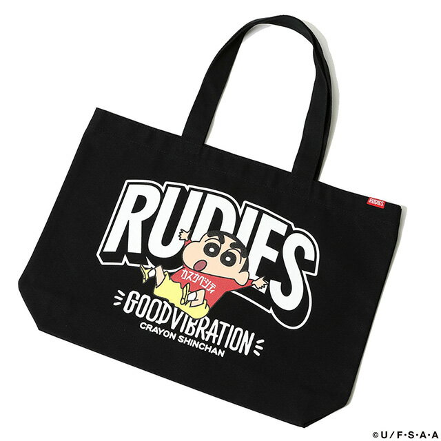 (ルーディーズ) RUDIE'S×CRAYON SHINCHAN DIVE TOTEBAG (BAG)(85669-BK) バッグ 鞄 トート クレヨンしんちゃん 国内正規品