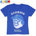 (ハオミン) HAOMING×横浜DeNAベイスターズ コラボ キッズ Tシャツ HOME (SS:TEE)(204-01-BL) Tシャツ 半袖 カットソー ホーム 国内正規品