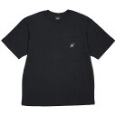 (nt) HUF SCRIPT POCKET SSL TEE (SS:TEE)(TS80018-BK) TVc  Jbg\[ |Pbgt {ACe Ki