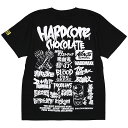 (ハードコアチョコレート) HARDCORE CHOCOLATE スペシャルロゴミックスTシャツ -究極体- (エクストリームホワイト)(SS:TEE)(T-1676-BK) Tシャツ 半袖 カットソー 国内正規品