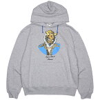 (ハオミン) HAOMING×TIGER MASK HOODIE (HOODED)(230-12-GR) スウェット パーカー プルオーバー 初代タイガーマスク 佐山聡 新日本プロレス 国内正規品