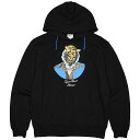 (ハオミン) HAOMING×TIGER MASK HOODIE (HOODED)(230-12-BK) スウェット パーカー プルオーバー 初代タイガーマスク 佐山聡 新日本プロレス 国内正規品