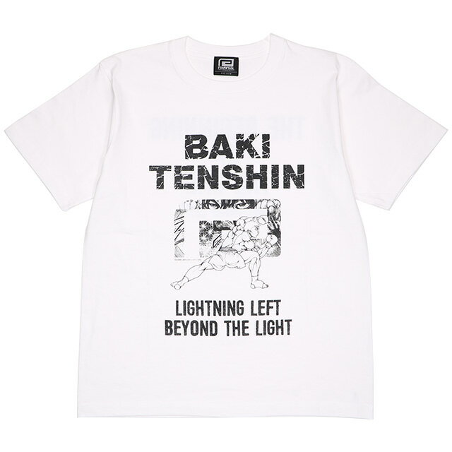 (リバーサル) reversal BAKI×TENSHIN BEYOND THE LIGHT TEE (SS:TEE)(T703-WH) Tシャツ 半袖 カットソー 那須川天心 国内正規品