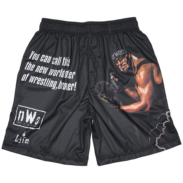 (リバーサル) reversal×nWo HOLLYWOOD HOGAN EASY JERSEY SHORTS (SS:PANTS)(rvhh002-BK) ボトムス ショートパンツ WCW ハルク・ホーガン プロレス 国内正規品のサムネイル