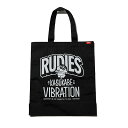 (ルーディーズ) RUDIE'S×CRAYON SHINCHAN KASUKABE VIBRATION SHOPPINGBAG (BAG)(86059-BK) バッグ 鞄 ショッピング クレヨンしんちゃん 春日部バイブレーション 臼井儀人 双葉社 シンエイ テレビ朝日 ADK 国内正規品