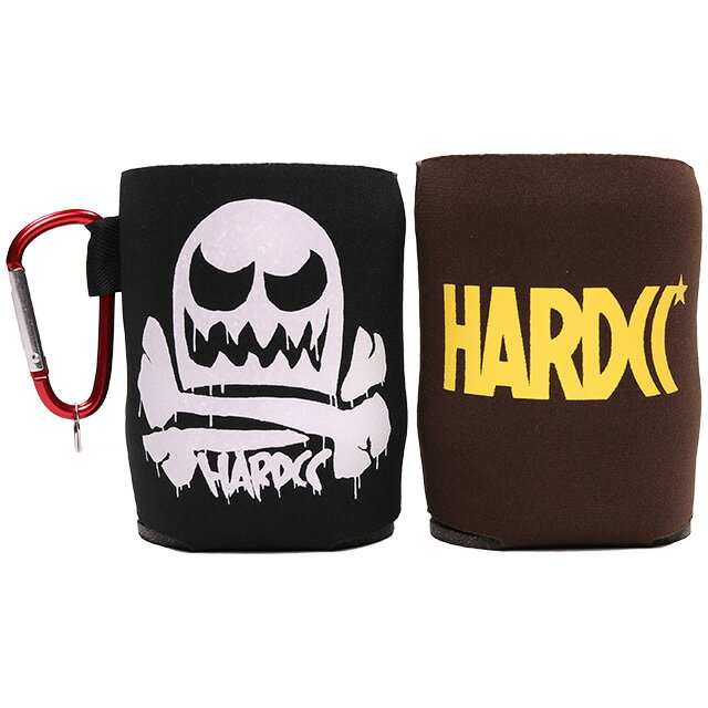 (ハードコアチョコレート) HARDCORE CHOCOLATE HARDCC メルティングスカル クージーセット (ブラック)(DRINK HOLDER)(HGCC-1838-BK) ドリンクホルダー ドリンククーラー 缶 国内正規品