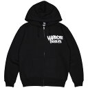 (ハードコアチョコレート) HARDCORE CHOCOLATE フルメルティッドロゴ＆メルティングスカル ZIPパーカ (ブラック)(HOODED)(P1504+578-BK) スウェット パーカー ジップフード 国内正規品