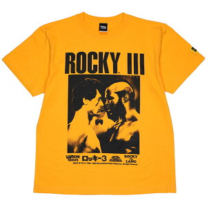 (ハードコアチョコレート) HARDCORE CHOCOLATE ロッキー3 ロッキー VS ラング (DEAD MEATゴールド)(SS:TEE)(T-1973KK-GO) Tシャツ 半袖 カットソー ロッキー・バルボア クラバー・ラング ミスターT 国内正規品