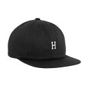 (nt) HUF CLASSIC H 6 PANEL HAT (CAP)(HT00707-BK) Lbv Xq Ki