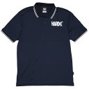 (ハードコアチョコレート) HARDCORE CHOCOLATE スターロゴ ドライポロシャツ (ラインネイビー)(SS:POLO)(POLO-2049NV-NV) Tシャツ 半袖 カットソー コアチョコ 国内正規品