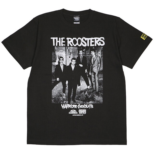 (ハードコアチョコレート) HARDCORE CHOCOLATE ザ・ルースターズ THE ROOSTERS (恋をしようよスミ)(SS:TEE)(T-2042EM-SU) Tシャツ 半袖 カットソー 国内正規品