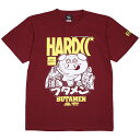 (ハードコアチョコレート) HARDCORE CHOCOLATE ブタメン (ありがトンバーガンディ)(SS:TEE)(T-2022UR-BU) Tシャツ 半袖 カットソー おやつカンパニー 国内正規品
