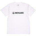 (デビロック) DEVILOCK VECTOR LOGO TEE (SS:TEE)(DVLCKSS-03-WH) Tシャツ 半袖 カットソー ベクトル ロゴ コットン 国内正規品