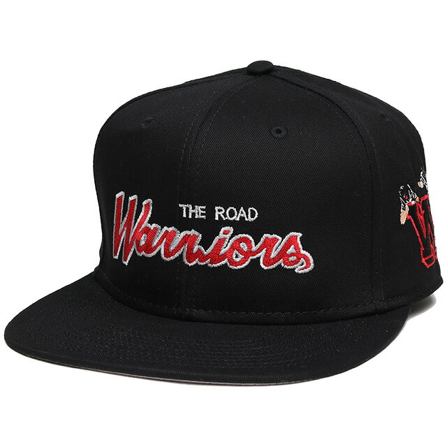 (ハオミン) HAOMING THE ROAD WARRIORS SNAPBACK CAP (CAP)(310-08-BK) キャップ 帽子 ザ・ロード・ウォリアーズ ホーク・アニマル レジェンドレスラー プロレス 国内正規品