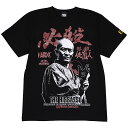 (ハードコアチョコレート) HARDCORE CHOCOLATE 必殺！ 念仏の鉄 (破戒僧ブラック)(SS:TEE)(T-2190-BK) Tシャツ 半袖 カットソー 時代劇 新・必殺仕事人・山崎努 国内正規品