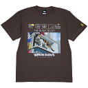 (ハードコアチョコレート) HARDCORE CHOCOLATE 新宿東口の猫 (ねこ様チャコール)(SS:TEE)(T-2377AP-CH) Tシャツ 半袖 カットソー クロス新宿ビジョン 錯視3D 国内正規品