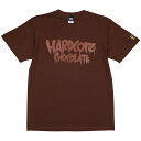 (ハードコアチョコレート) HARDCORE CHOCOLATE バレンタイン25 フルメルテッドロゴ (ダークブラウン)(SS:TEE)(T-847DB-BR) Tシャツ 半袖 カットソー コアチョコ 国内正規品