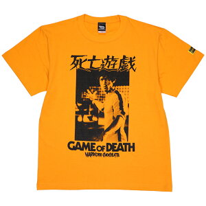 (ハードコアチョコレート) HARDCORE CHOCOLATE 死亡遊戯 GAME OF DEATH (五重の塔・ゴールド)(SS:TEE)(T-2429EM-YE) Tシャツ 半袖 カットソー ブルース・リー 国内正規品