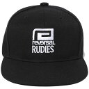 (ルーディーズ) RUDIE'S x rvddw 2025 SNAPBACK CAP (CAP)(HD0895-BK×WH) キャップ 帽子 リバーサル コラボモデル 着用モデル AKIRA 彰 UVERworld ウーバーワールド 国内正規品