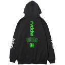 (ルーディーズ) RUDIE'S x rvddw 2025 HOODIE (HOODED)(86605-BK×GE) スウェット パーカー プルオーバー リバーサル コラボモデル 着用モデル AKIRA 彰 UVERworld ウーバーワールド 国内正規品