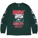 (ハードコアチョコレート) HARDCORE CHOCOLATE ノザキのコンビーフ ロングスリーブTシャツ (牛脂アイビーグリーン)(LS:TEE)(T-2435LS-GE) ロンT 長袖 Tシャツ カットソー 国内正規品