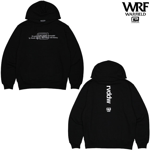 Rakuten - (リバーサル) reversal WRF WARFIELD CONCEPT SWEAT HOODIE (HOODED)(rvrgb108-BK) スウェット パーカー プルオーバー WARFIELD ウォーフィールド 国内正規品