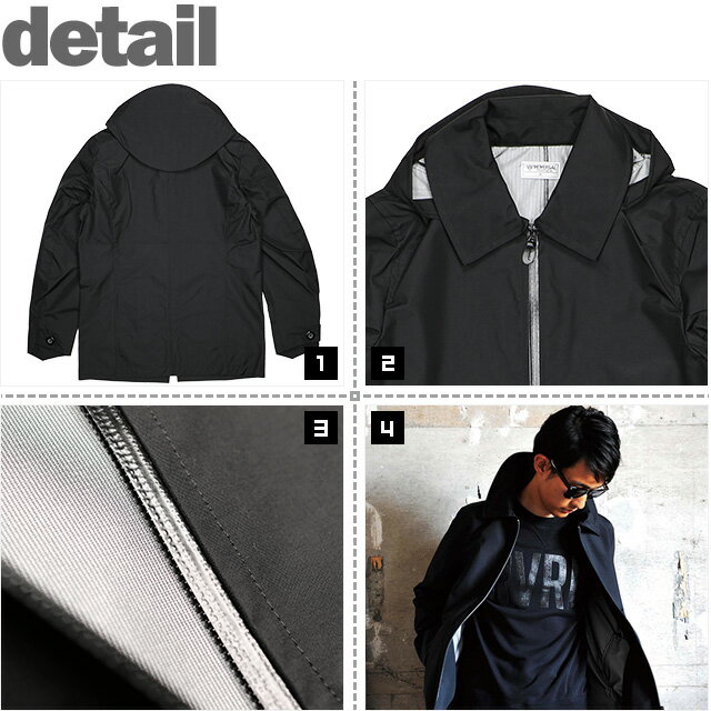 (リバーサル) reversal PROGRESSION FIELD COAT (JACKET)(rvsf16aw002-BK) ジャケット アウター 国内正規品