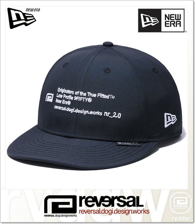 (リバーサル) reversal×NEWERA 2022 nr_2.0 LOW PROFILE 9FIFTY PERTEX (CAP)(rvner027-BK) キャップ 帽子 ニューエラ 別注 セットアップ可能 国内正規品