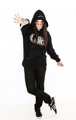 (ルーディーズ)RUDIE'SSPARKHOODSWEAT(HOODED)(84650-BK)スウェットパーカープルオーバー国内正規品