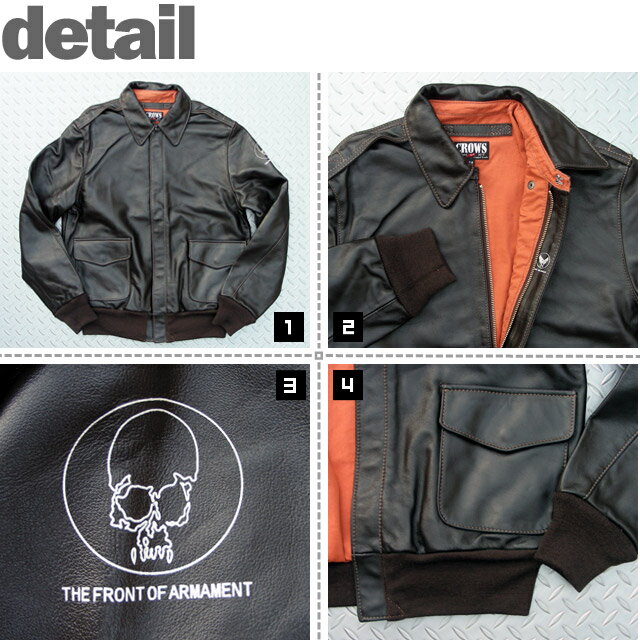 (クローズ ワースト) CROWS×WORST 6th T.F.O.A A2ジャケット (JACKET)(TFA2-BR) ジャケット アウター 国内正規品